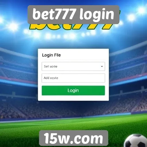 Como acessar a plataforma bet777 login